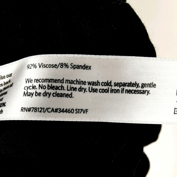 Eileen Fisher Women's PP Button-Down Black Dress - Picture 6 of 11